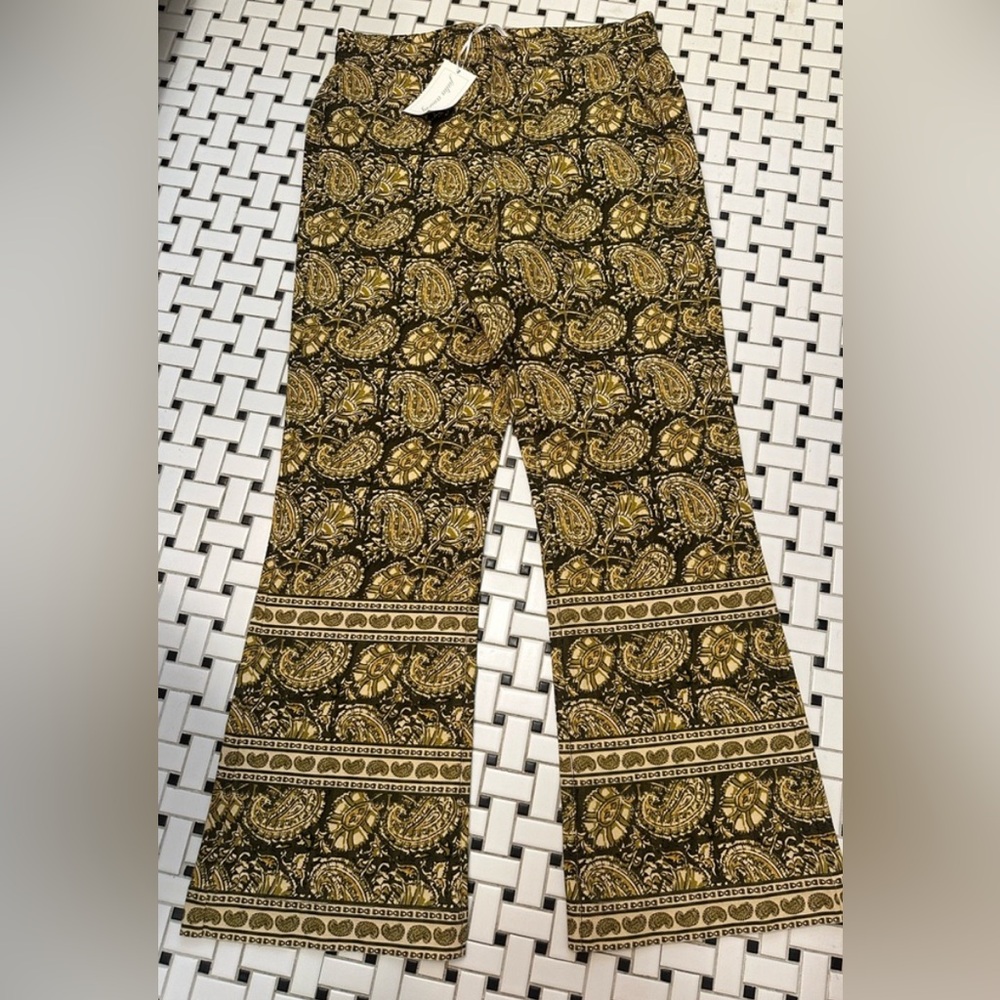 Julia Amory Paisley Bell canvas Pants